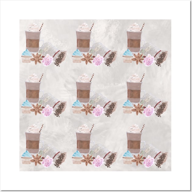 Coffee Neck Gator Fancy and Cupcakes Coffee Wall Art by DANPUBLIC